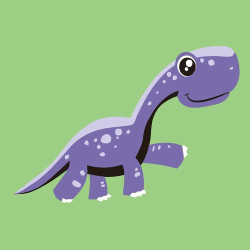 Paint by Numbers Kids - Dinosaur Brachiosaurus