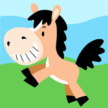 Load image into Gallery viewer, Paint by Numbers Kids - Galloping Horse
