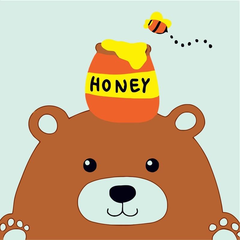 Paint by Numbers Kids - Honey Bear
