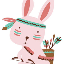 Load image into Gallery viewer, Paint by Numbers Kids - Indians Bunny
