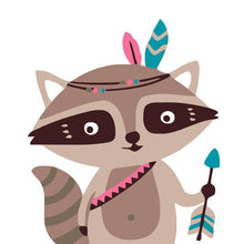 Load image into Gallery viewer, Paint by Numbers Kids - Indians Raccoon

