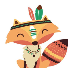 Load image into Gallery viewer, Paint by Numbers Kids - Little Indian Fox
