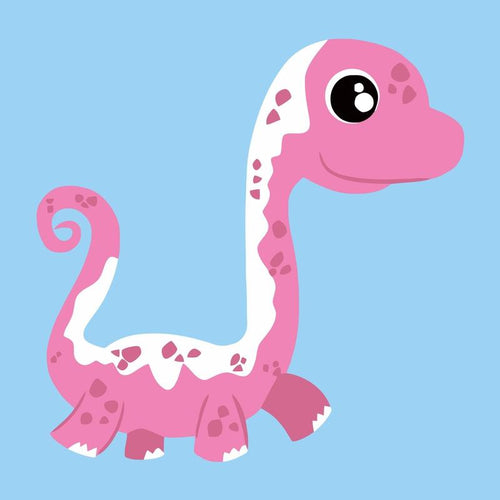Paint by Numbers Kids - Pink Dino