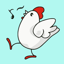 Load image into Gallery viewer, Paint by Numbers Kids - Singing Chicken
