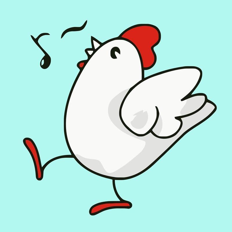 Paint by Numbers Kids - Singing Chicken