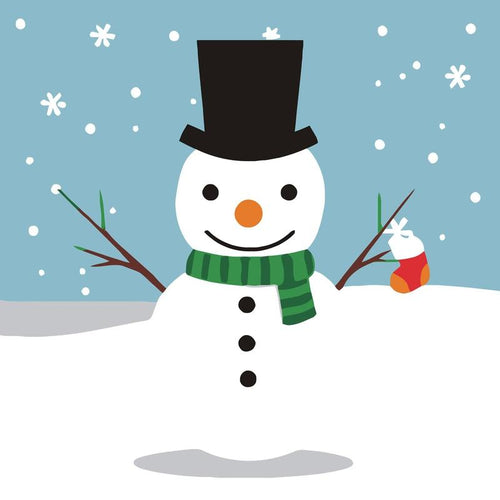 Paint by Numbers Kids - Snowman