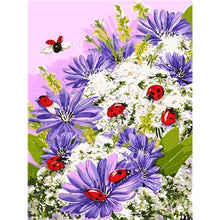 Load image into Gallery viewer, Paint by Numbers - Ladybug on Flowers
