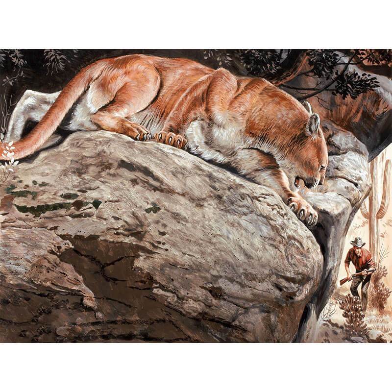 Paint by Numbers - Lioness Waiting for Hunters