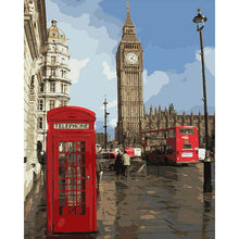 Load image into Gallery viewer, Paint by Numbers - London Red Telephone Box
