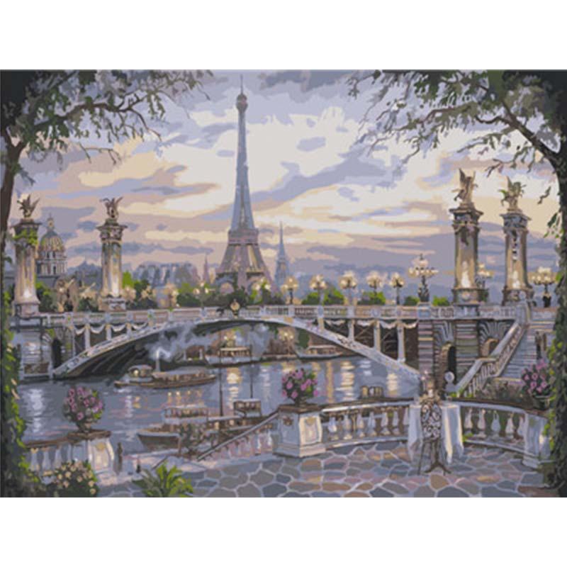 Paint by Numbers - Look at the Eiffel Tower
