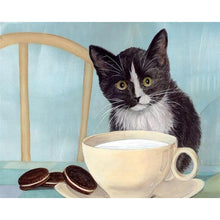 Load image into Gallery viewer, Paint by Numbers - Milk for the Cat
