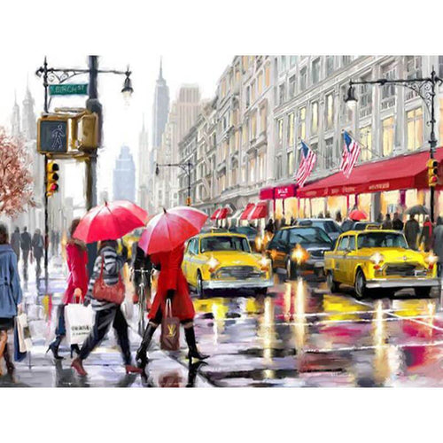 Paint by Numbers - New York in Rain