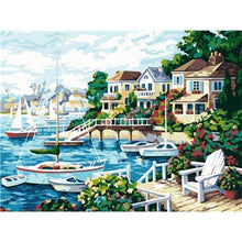 Load image into Gallery viewer, Paint by Numbers - on the Boat Harbor
