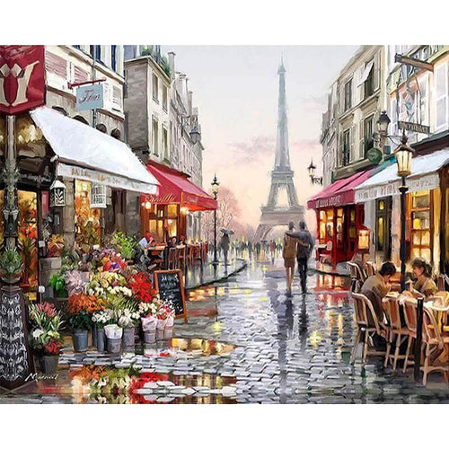 Paint by Numbers - Parisian Street