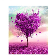 Load image into Gallery viewer, Paint by Numbers - Pink Heart Tree
