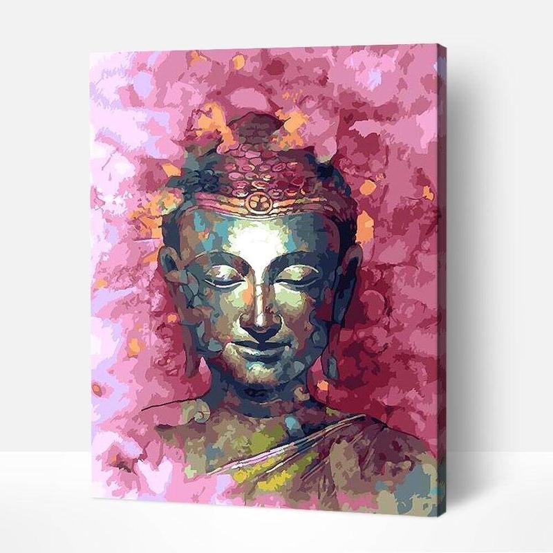 Paint by Numbers - Pink Red Buddha
