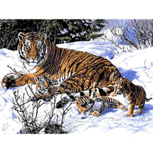 Load image into Gallery viewer, Paint by Numbers - Proud Tiger Mother
