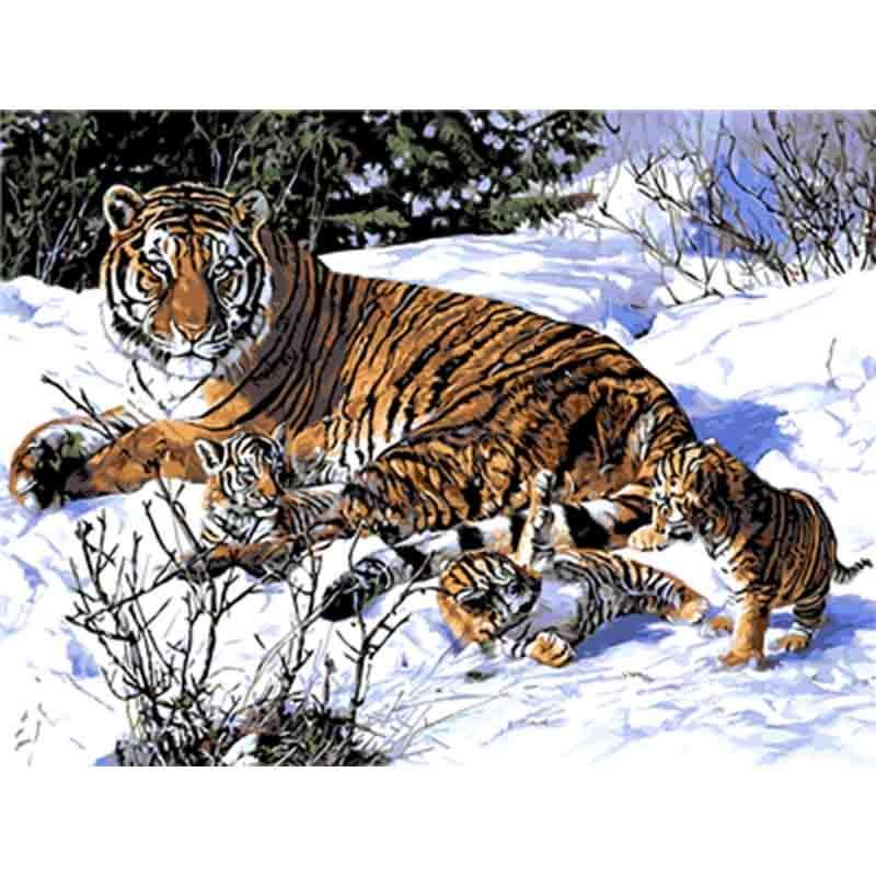 Paint by Numbers - Proud Tiger Mother