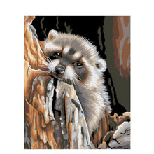 Load image into Gallery viewer, Paint by Numbers - Raccoon
