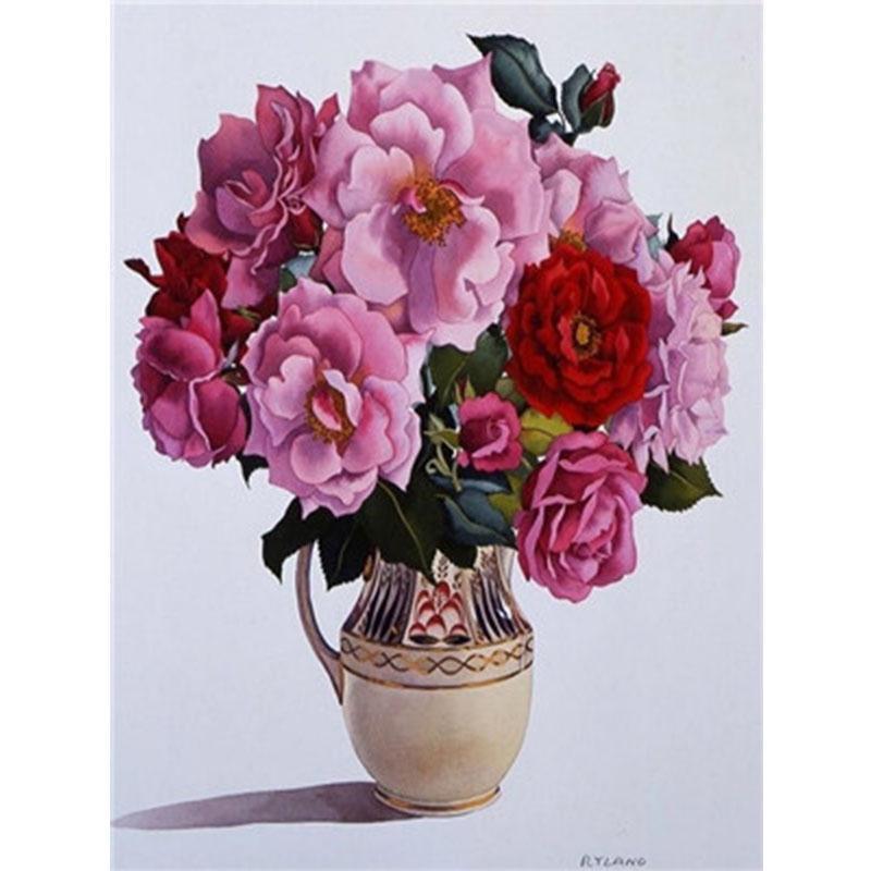 Paint by Numbers - Red Bouquet
