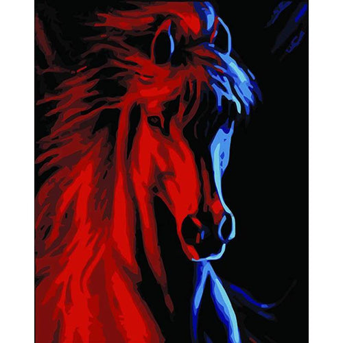 Paint by Numbers - Red Horse