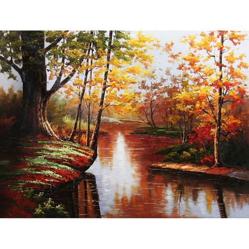 Paint by Numbers - River in Autumn