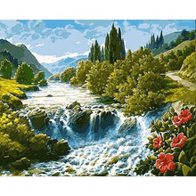 Load image into Gallery viewer, Paint by Numbers - River in the Mountains
