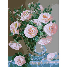 Load image into Gallery viewer, Paint by Numbers - Roses in the Cornucopia
