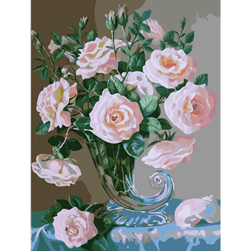 Paint by Numbers - Roses in the Cornucopia