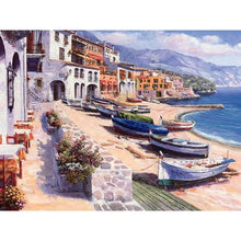 Load image into Gallery viewer, Paint by Numbers - Schiffer Boats on the Beach
