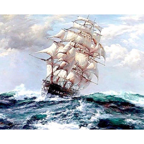 Paint by Numbers - Ship in a Storm