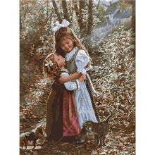 Load image into Gallery viewer, Paint by Numbers - Siblings in the Forest
