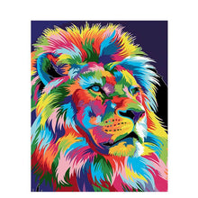 Load image into Gallery viewer, Paint by Numbers - Strong Colorful Lion
