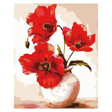 Load image into Gallery viewer, Paint by Numbers - Three Large Flowers
