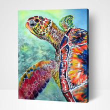 Load image into Gallery viewer, Paint by Numbers - Tortoise Watercolor
