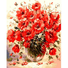 Load image into Gallery viewer, Paint by Numbers - Tulips in Red
