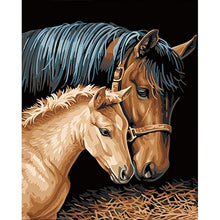 Load image into Gallery viewer, Paint by Numbers - Two Horses
