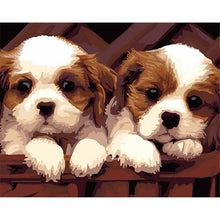 Load image into Gallery viewer, Paint by Numbers - Two Puppies
