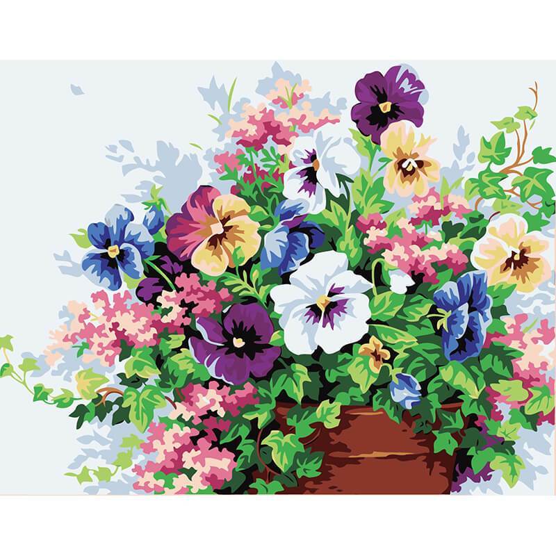 Paint by Numbers - Various Flowers Selection