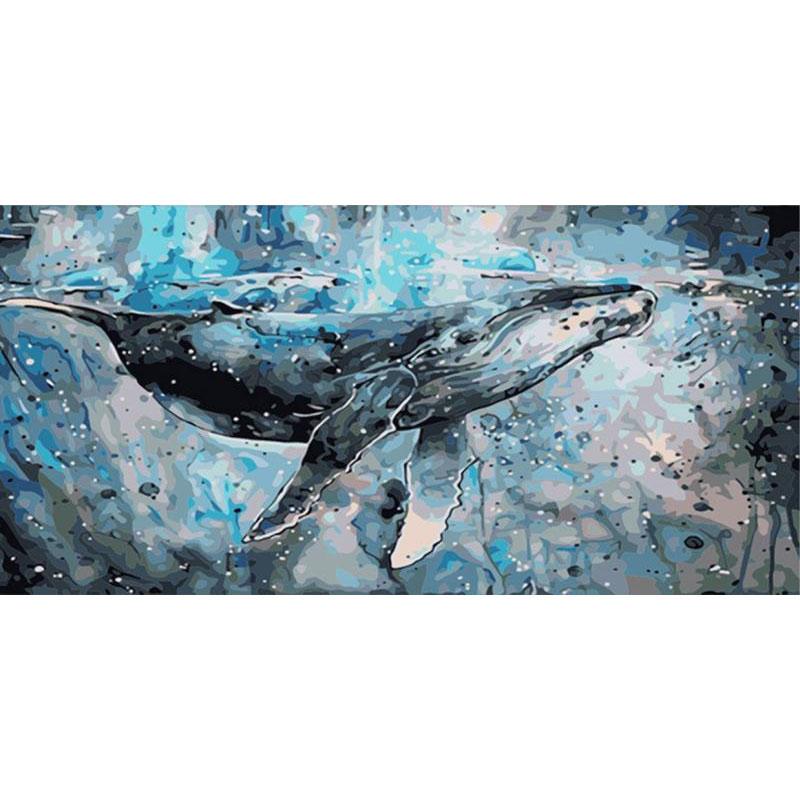 Paint by Numbers - Whale in the Sea