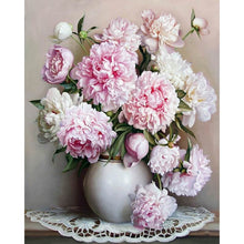 Load image into Gallery viewer, Paint by Numbers - White Flowers in Vase

