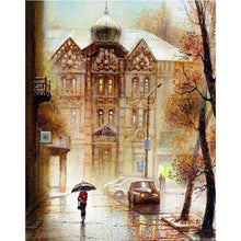 Load image into Gallery viewer, Paint by Numbers - Woman Alone in the Rain
