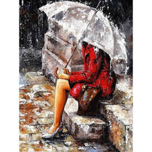 Load image into Gallery viewer, Paint by Numbers - Woman in the Rain
