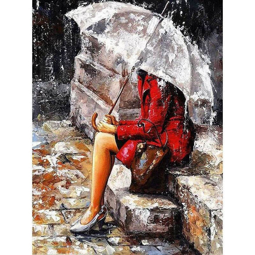 Paint by Numbers - Woman in the Rain
