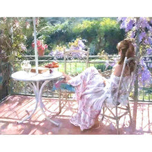 Load image into Gallery viewer, Paint by Numbers - Woman on the Terrace
