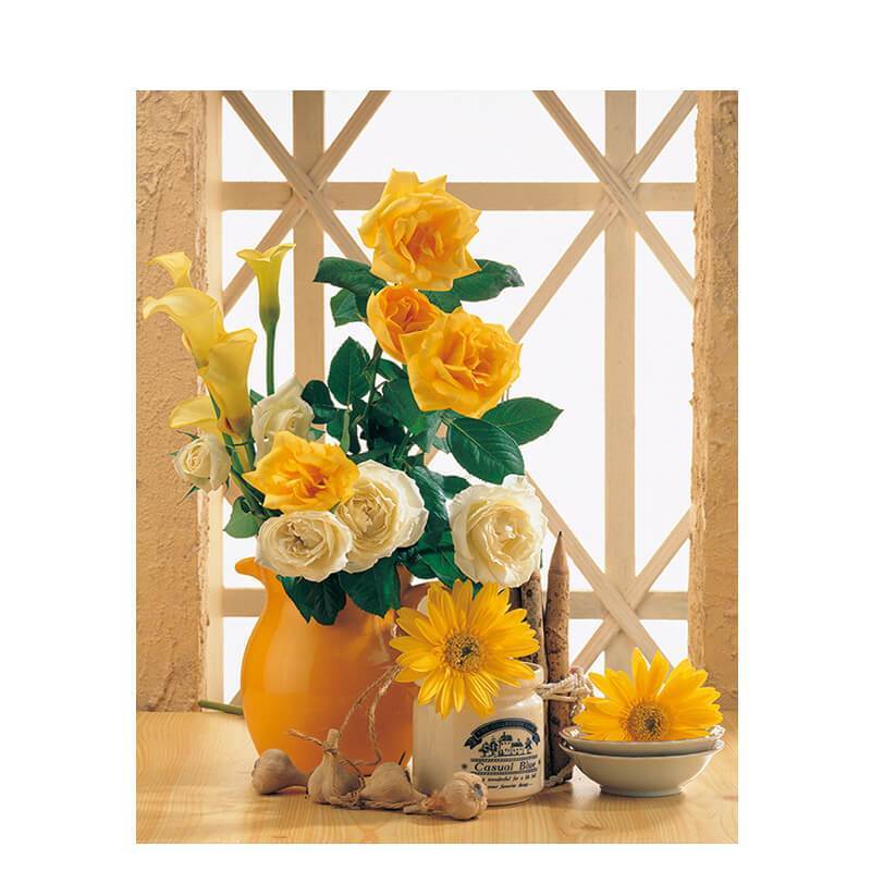 Paint by Numbers - Yellow Cast Flowers